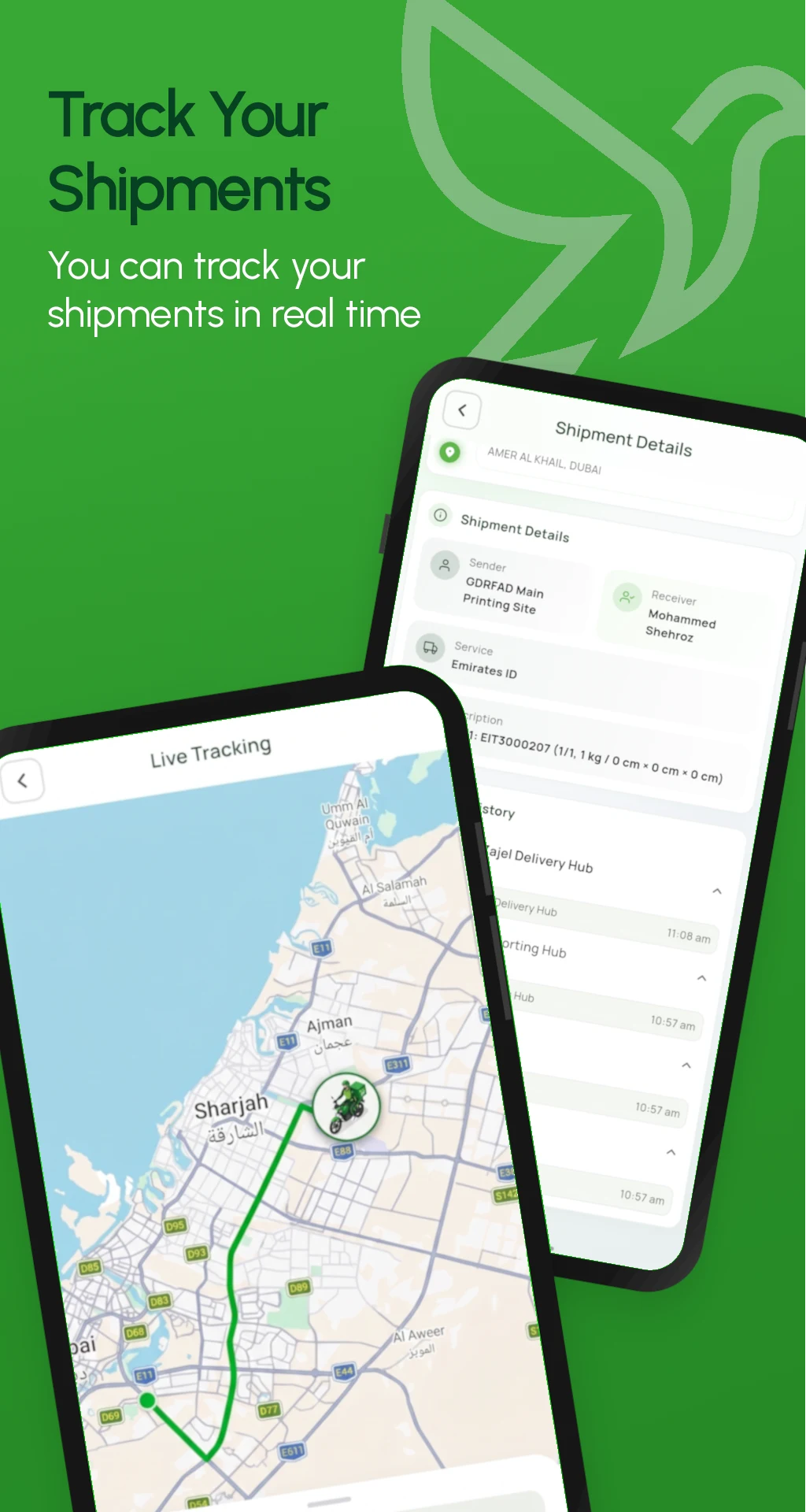 Zajel Courier Services screenshot